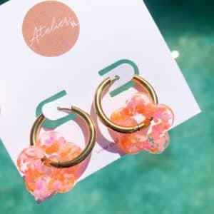 Créoles Oia - Confetti Bloom