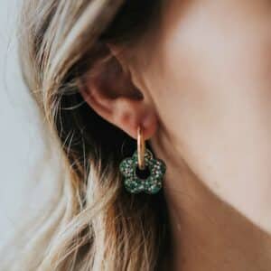 Créoles Oia - Vert étoilé