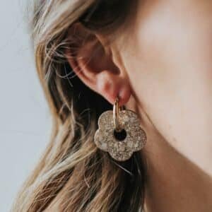 Grandes Créoles Oia - Dorée