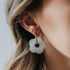 Grandes Créoles Oia - Neige