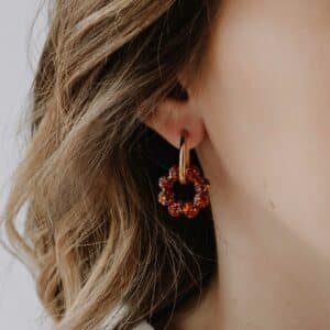 Créoles Byron - Coquelicot