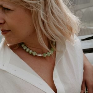Collier Broome - Vert olive